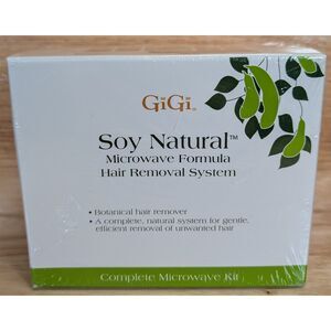GiGi Soy Natural Microwave Hair Removal System Complete Kit Sealed New